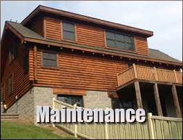  Longwood, North Carolina Log Home Maintenance